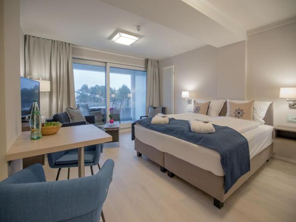 A la foto es mostra l'objecte Dünenresidenz Prora - 1-Raum-Ferienwohnung mit Meerblick, 1 Schlafzimmer und Balkon NP-416 situat a la ciutat de Binz.
