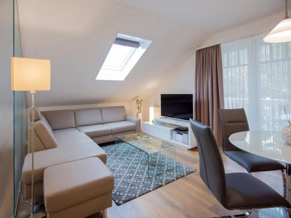 A la foto es mostra l'objecte Dünenpark Binz - Komfortplus 1-Raum-Ferienwohnung mit Balkon im Dachgeschoss 095 situat a la ciutat de Binz.
