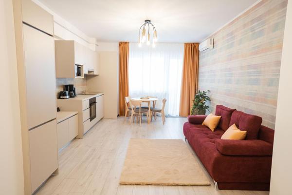 写真にはスチャヴァ市にあるCentral Tower Apartmentsが写っています。