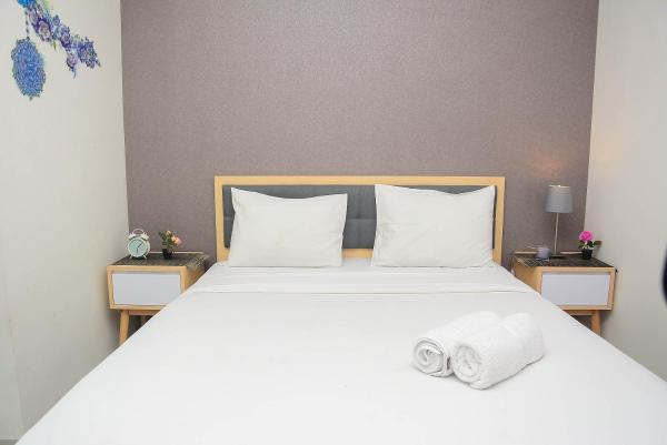 På billedet ses objektet Cozy Stay 1BR at Grand Kamala Lagoon Apartment By Travelio beliggende i byen Pekayon Satu.