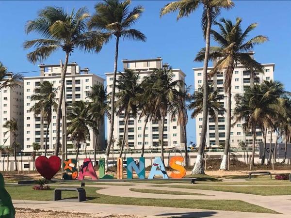 A la foto es mostra l'objecte Salinas Park Resort - Apartamento com 2 Quartos situat a la ciutat de Salinópolis.