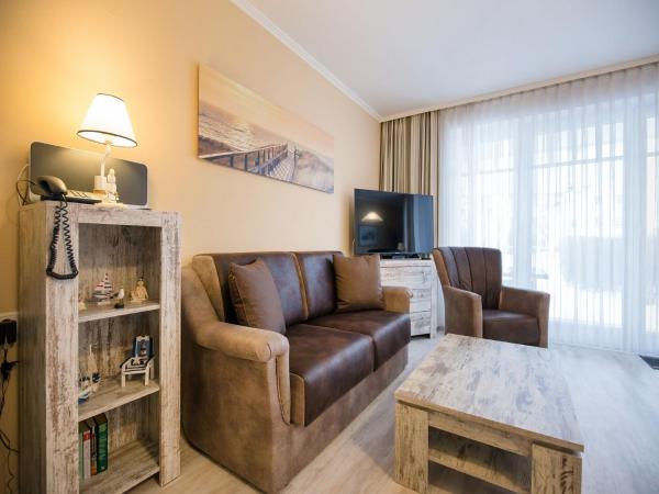 A la foto es mostra l'objecte Dünenpark Binz - Komfortplus Ferienwohnung mit 1 Schlafzimmer und Terrasse im Erdgeschoss 165 situat a la ciutat de Binz.