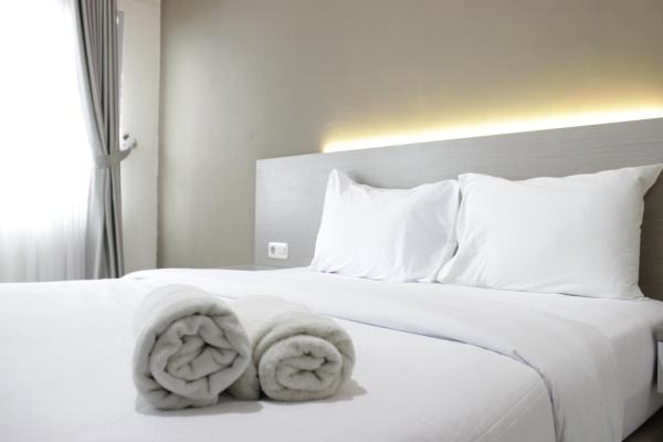 Kuvassa näkyy kohde Stylish Studio Apartment at Harvard Jatinangor near ITB By Travelio, joka sijaitsee kaupungissa Sayang.