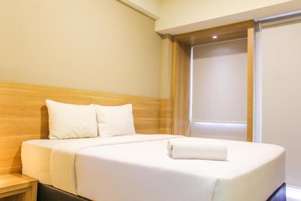 A la foto es mostra l'objecte Cozy and Comfortable Studio (No Kitchen) Apartment at Mustika Golf Residence By Travelio situat a la ciutat de Cikarang.