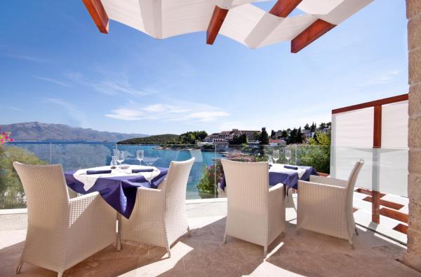 A la foto es mostra l'objecte Hotel Korsal situat a la ciutat de Korčula.