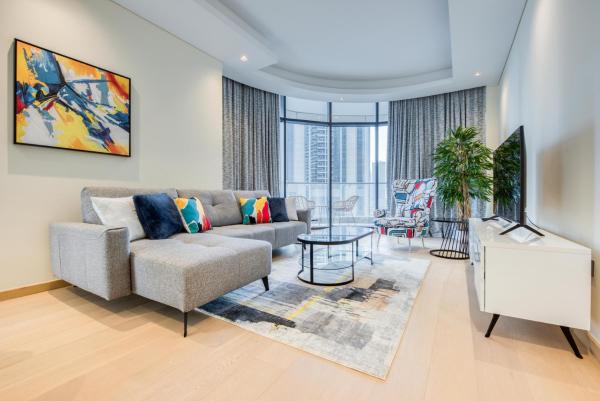 Na fotografii je vidět objekt RH- Downtown Oasis, Spacious 01 BR in Downtown near Dubai Mall nacházející se ve městě Dubaj.