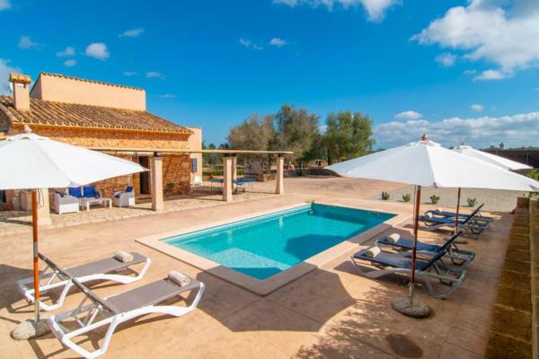 Traditional House Casa Binitaref With Pool In Sineu - Maiorca