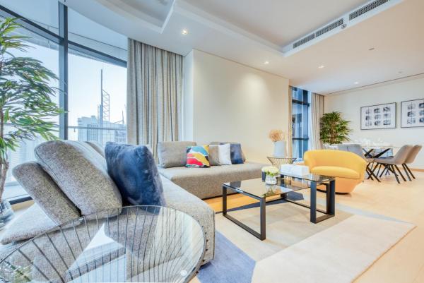 Na fotografii je vidět objekt RH- Upscale Living in the Heart of the City, 02BR, Near Dubai Mall nacházející se ve městě Dubaj.