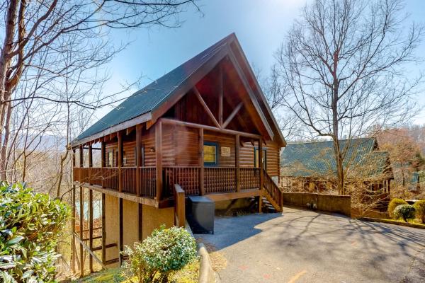 På billedet ses objektet Chalet of Dreams beliggende i byen Pigeon Forge.