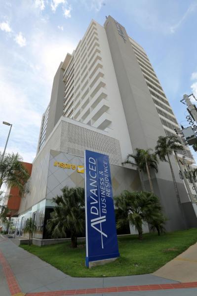 A la foto es mostra l'objecte Advanced Hotel & Flats Cuiabá situat a la ciutat de Cuiabá.