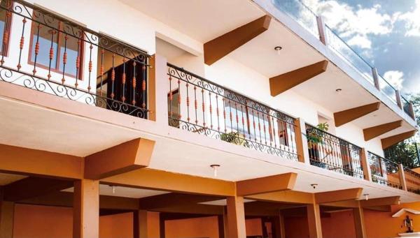 A la foto es mostra l'objecte Posada Acaxiloco situat a la ciutat de Cuetzalán del Progreso.