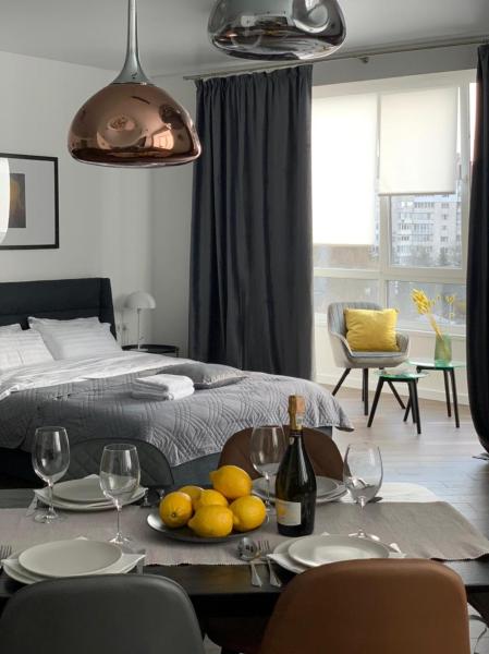 写真にはフメリヌィーツィクィイ市にあるCentral Apartments Апартаменти в центріが写っています。