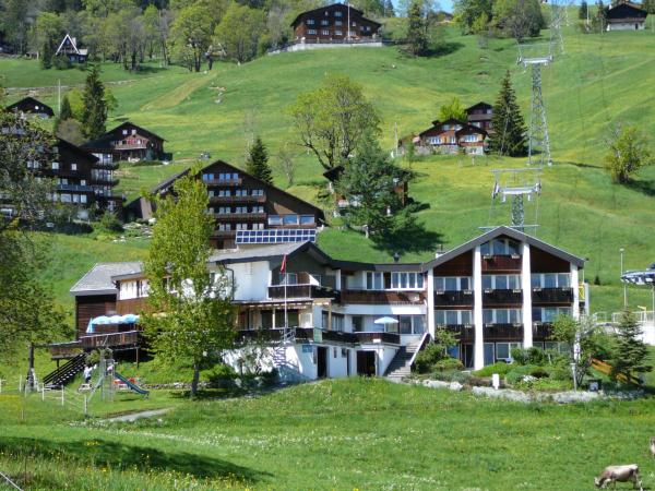 På bildet vises objektet Hotel Restaurant Cristal som ligger i byen Stachelberg Bad.
