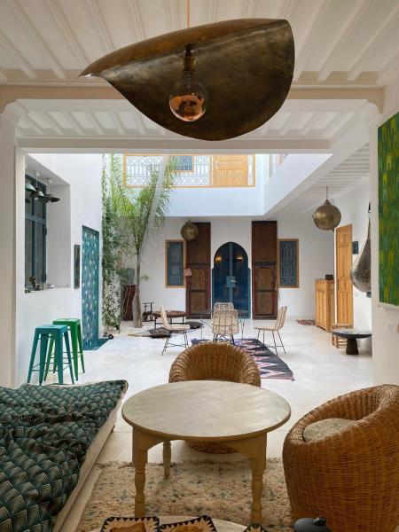 En la foto se muestra el objeto Riad AL RIAD ubicado en la ciudad de Marrakech.