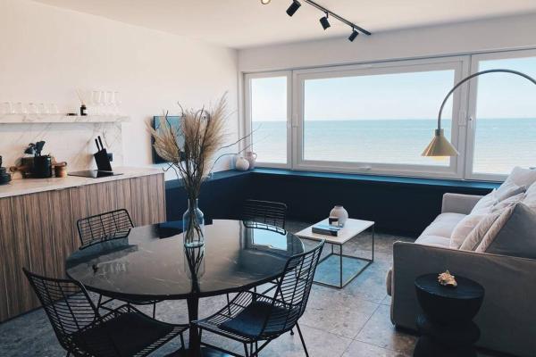 A la foto es mostra l'objecte Wonderful architect designed flat with sea view situat a la ciutat de Oostende.