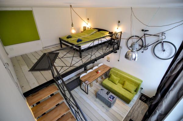 På billedet ses objektet Altitude Loft beliggende i byen Sarajevo.