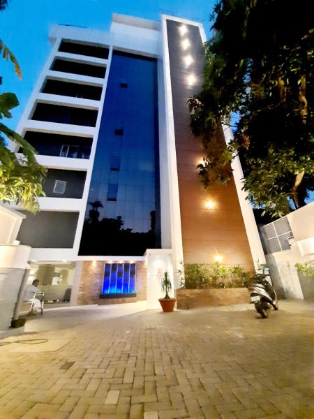 Auf dem Foto ist das Objekt Iswarya Residency in der Stadt Kottayam zu sehen.