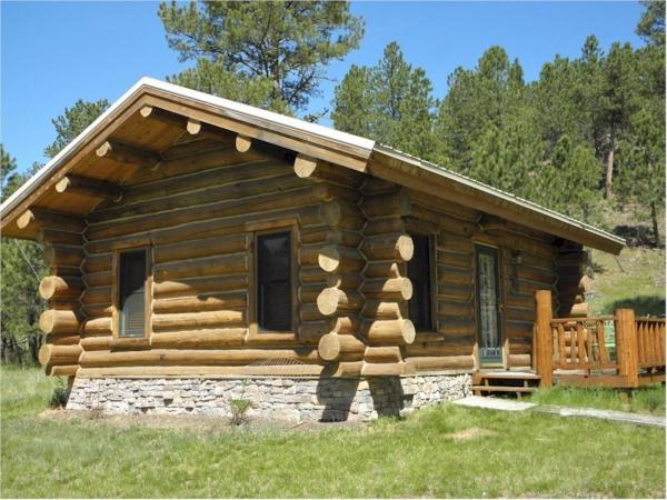 На фото показан объект Renegade Log Cabin, расположенный в городе Кастер.