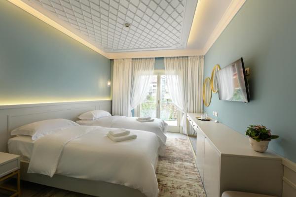 A la foto es mostra l'objecte Çoçja Boutique Hotel situat a la ciutat de Shkodër.