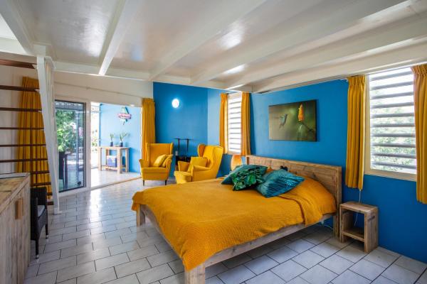 Photo 4 : Studio at the pool in tropical Resort Seru Coral with privacy and large pool