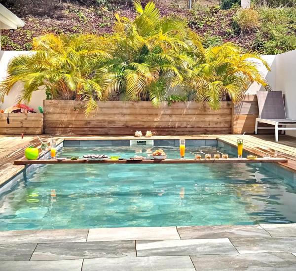 写真にはSaint Martin市にあるVilla La Guapa, sea view, private pool, 5 min from the beachが写っています。