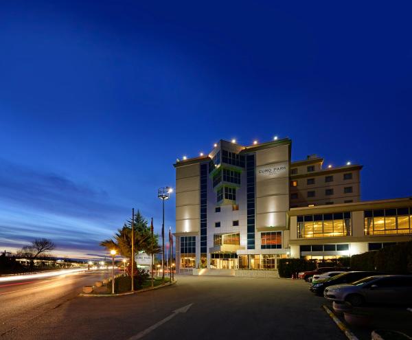 Na foto é possível ver o objeto Euro Park Hotel Bursa localizado na cidade de Bursa.