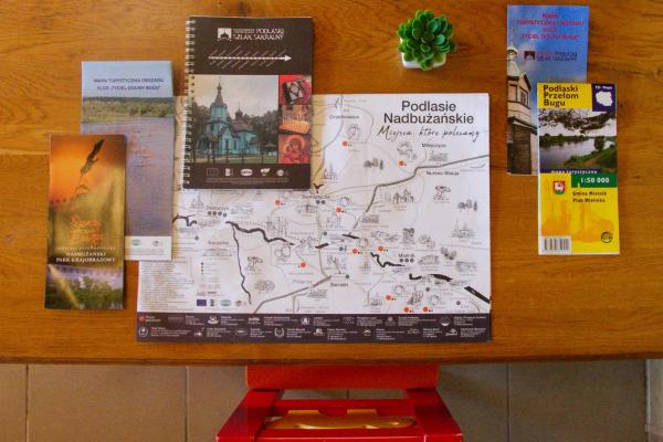 Na foto é possível ver o objeto Sołtysówka localizado na cidade de Wólka Nadbużna.