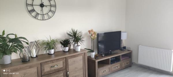 Na fotografii je vidět objekt Apartament w spokojnej lokalizacji nacházející se ve městě Łęgowo.