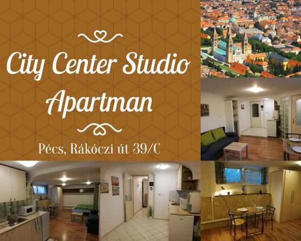 Na fotografii je vidět objekt City Center Studio Apartman nacházející se ve městě Pécs.