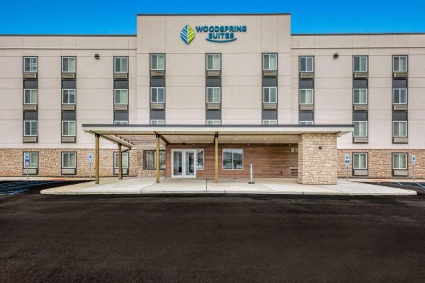 A la foto es mostra l'objecte WoodSpring Suites Linden situat a la ciutat de Linden.