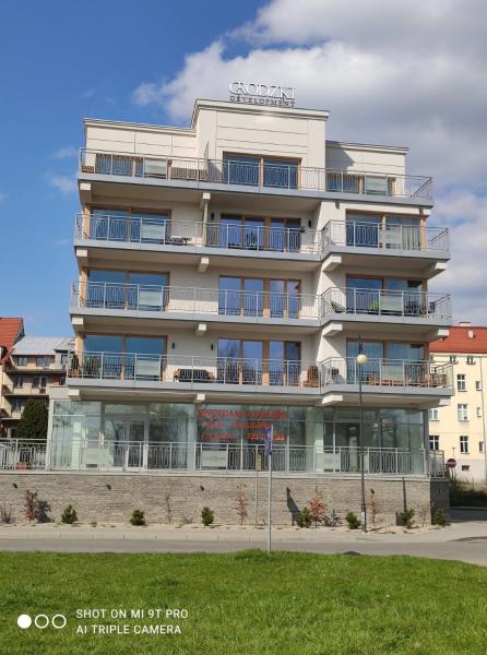 A la foto es mostra l'objecte Masuria Apartaments Ełk Nadjeziorna situat a la ciutat de Ełk.