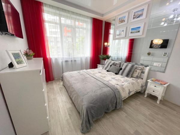 Na fotografii je vidět objekt Apartment Studio PARIS 51 nacházející se ve městě Irpiň.