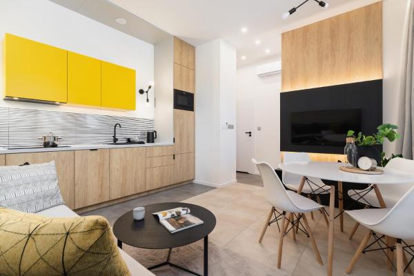 Auf dem Foto ist das Objekt EN Apartamenty in der Stadt Podolsze zu sehen.