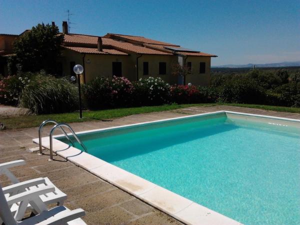 Na fotografii je vidět objekt Agriturismo Poggio Torreano nacházející se ve městě Farnese.