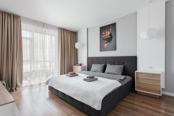 Na fotografii je vidět objekt White Apartments nacházející se ve městě Oděsa.