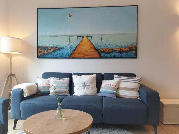 På billedet ses objektet Apartment Wolke 7, Am Alten Deich 4, 2 34 beliggende i byen Dangast.