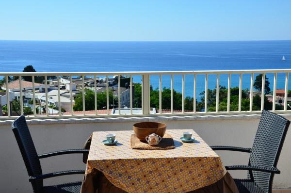 Na fotografii je vidět objekt Penthouse Mare e Monti nacházející se ve městě Tropea.