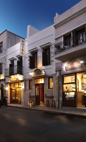 Nella foto è visibile l'oggetto Odos Oneiron Boutique Hotel situato nella città di Chania.