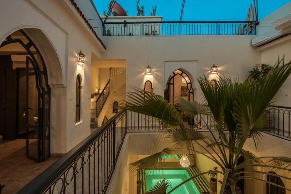 Na foto é possível ver o objeto Riad D'ari localizado na cidade de Marrakech.