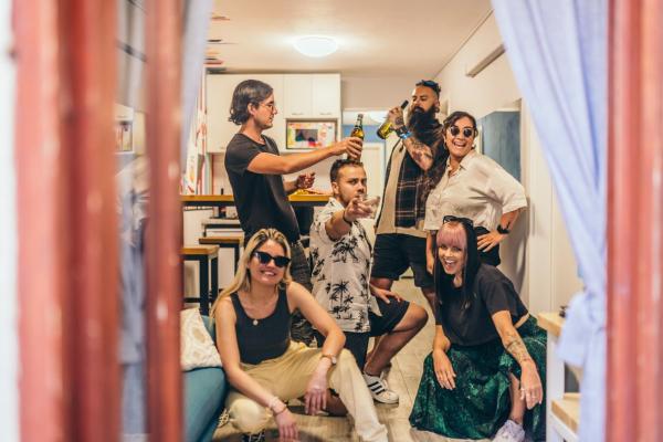 На фото показан объект Fiesta Siesta Social Hostel, расположенный в городе Сплит.