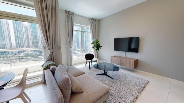 Na fotografii je vidět objekt BUNYAN TOWER COZY ONE BED ROOM nacházející se ve městě Dubaj.