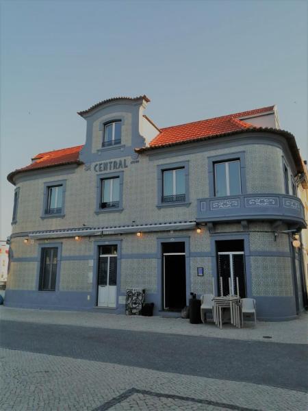 A la foto es mostra l'objecte Pensão Central situat a la ciutat de Aveiro.