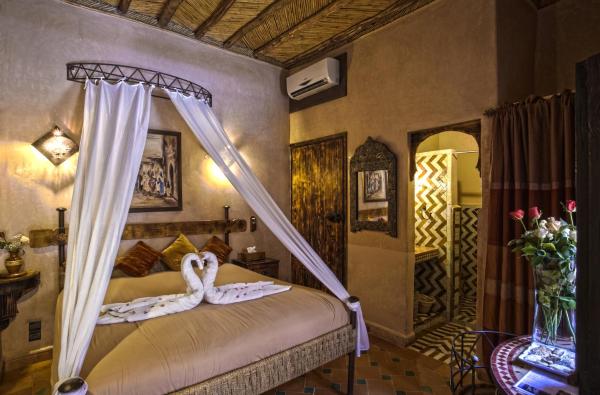 Na zdjęciu widoczny jest obiekt Hotel Kasbah Le Mirage & Spa położony w mieście Marrakesz.