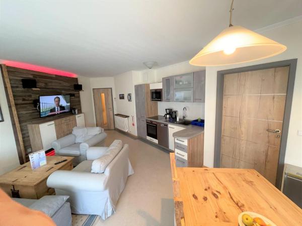 A la foto es mostra l'objecte Dünenpark Binz - Komfortplus Ferienwohnung mit 1 Schlafzimmer und Balkon im Obergeschoss 168 situat a la ciutat de Binz.