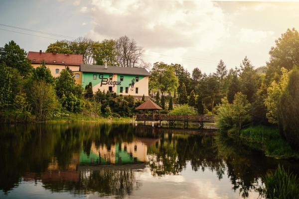 På billedet ses objektet Dom Gościnny BIEGUN beliggende i byen Wałbrzych.