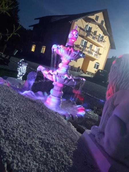 Na fotografii je vidět objekt Casa Raluca nacházející se ve městě Arieşeni.