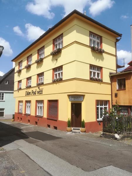 Nella foto è visibile l'oggetto Apartmán Pod věží II situato nella città di Huníkov.