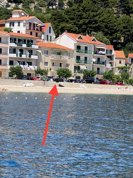 A la foto es mostra l'objecte Villa Leo Beach Studio situat a la ciutat de Podgora.