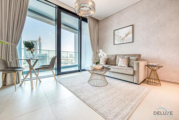 Na fotografii je vidět objekt Exquisite 1BR at The Address Residences in JBR by Deluxe Holiday Homes nacházející se ve městě Dubaj.