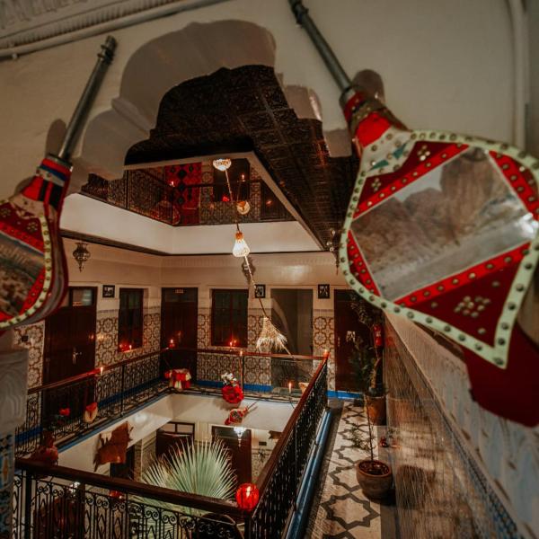 En la foto se muestra el objeto Riad dar Assou ubicado en la ciudad de Marrakech.